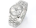 PPM Factory Rolex DD 2836/3255 Movement SS President Band White Face Watch